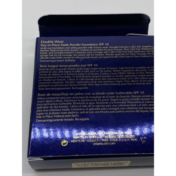 Estee Lauder Double Wear Stay-in-Place Matte Powder Foundation SPF10 12g - Picture 7 of 7